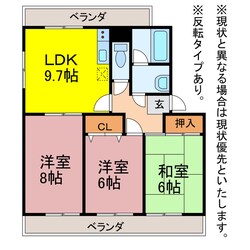 ガーデンハウス花水木の物件間取画像